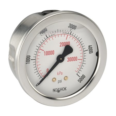 WIKA INSTRUMENT Global Industrial„¢ 2" Pressure Gauge, 100 PSI, 1/4" NPT LM, Steel 52925615